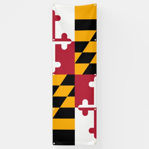 Maryland State Flag Stylish Decor Banner