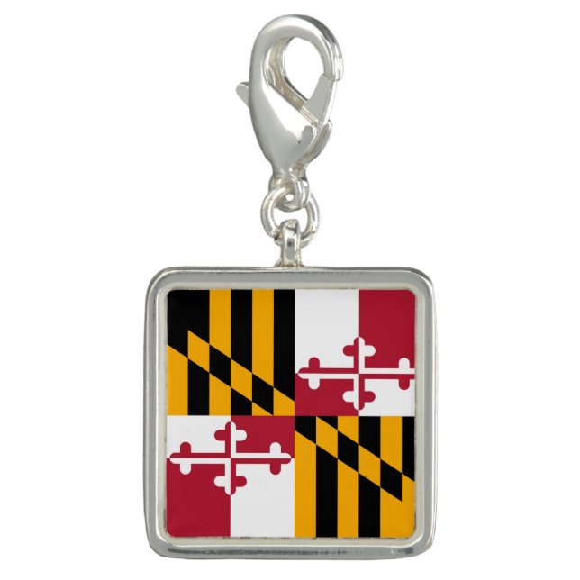 Maryland State Flag Stylish Decor Charm (Front)