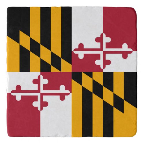 Maryland State Flag Stylish Decor Trivet