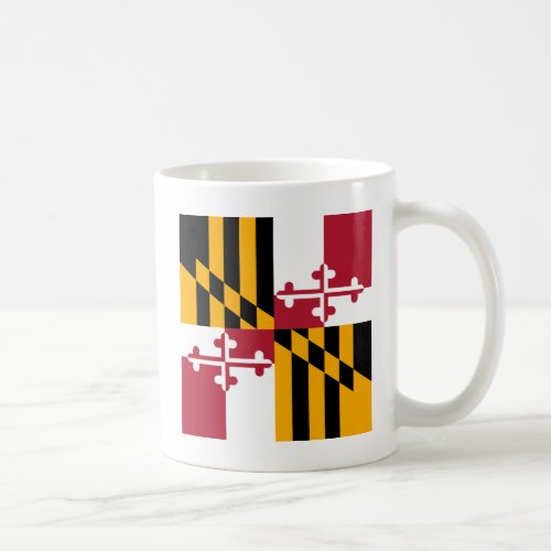 Maryland State Flag Stylish Display Coffee Mug
