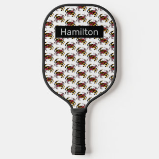 Maryland State Flag Swag Blue Crab  Pickleball Paddle