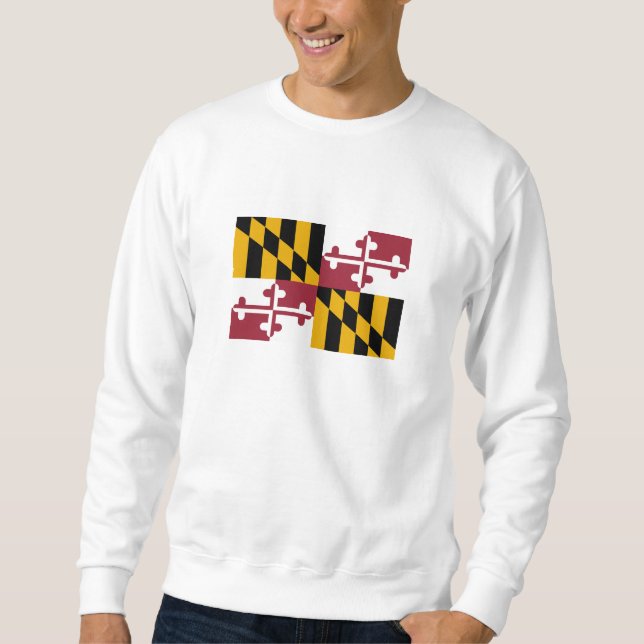 Maryland State Flag Sweatshirt (Front)