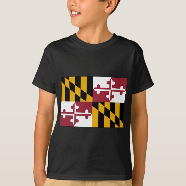 Maryland State Flag T-Shirt (Front)