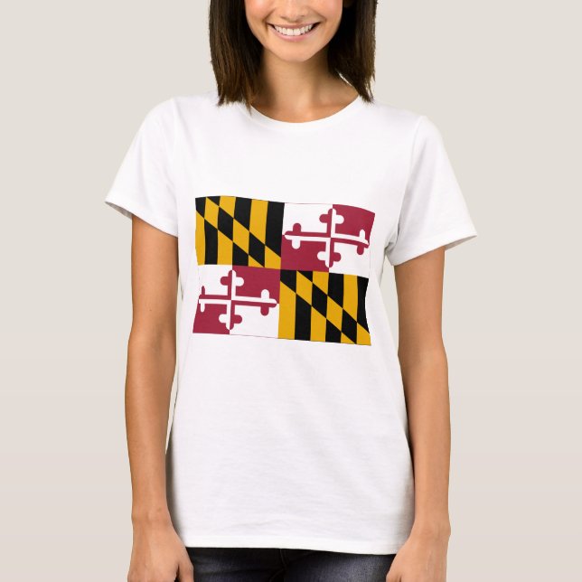 Maryland State Flag T-Shirt (Front)