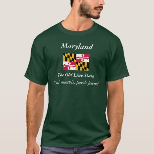 Maryland State Flag T_Shirt