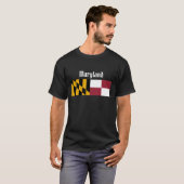 Maryland State Flag  T-Shirt (Front Full)