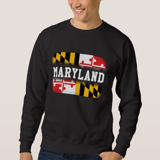 Maryland State Flag Tee Shirt (Front)