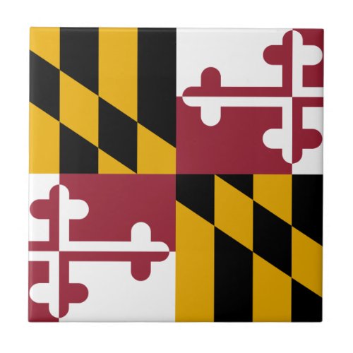 Maryland State Flag Tile