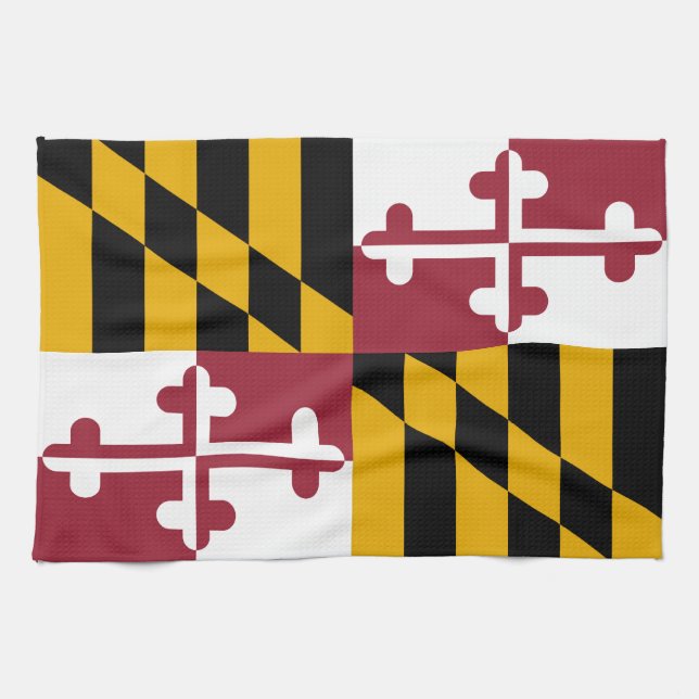 Maryland State Flag Towel (Horizontal)