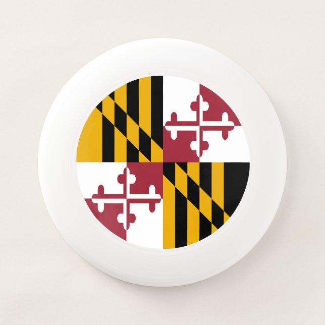 Maryland State Flag Wham-O Frisbee (Front)