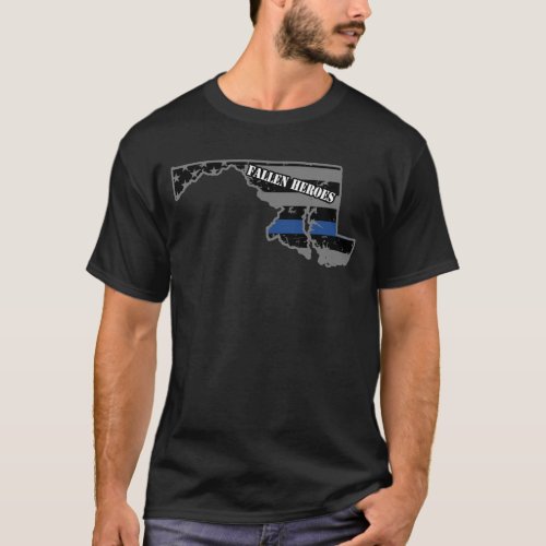 Maryland State Police Baltimore County Police T_Shirt