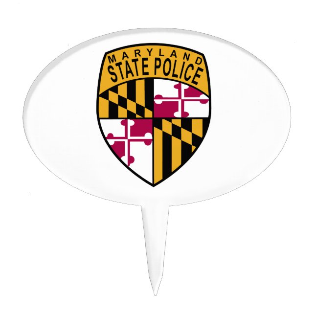 Maryland State Police Cake Topper (Front)
