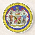 Maryland State Seal Coaster<br><div class="desc">Maryland State Seal Coaster</div>