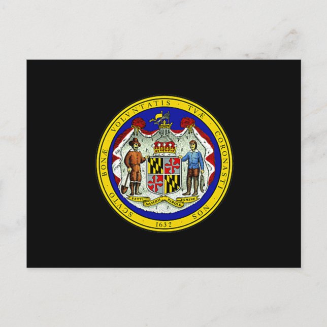Maryland State Seal Postcard (Front)