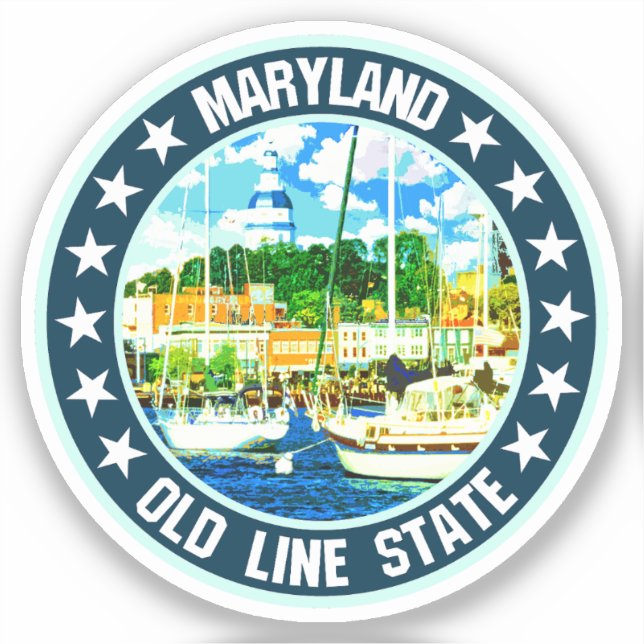Maryland                                           sticker (Front)