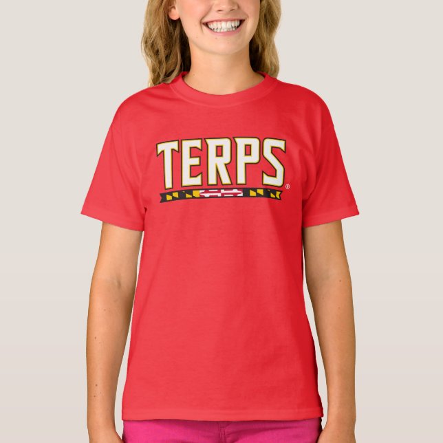 Maryland Terps Wordmark T-Shirt (Front)