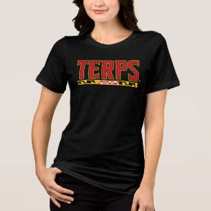 Maryland Terps Wordmark Tri-Blend Shirt