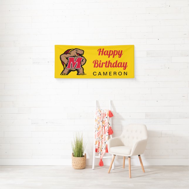Maryland Terrapin | Birthday Banner (Insitu)