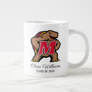 Maryland Terrapin M Mascot Add Your Name Giant Coffee Mug