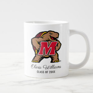 Maryland Terrapin M Mascot   Add Your Name Giant Coffee Mug