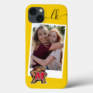 Maryland Terrapin M Mascot Add Your Photo iPhone 13 Case