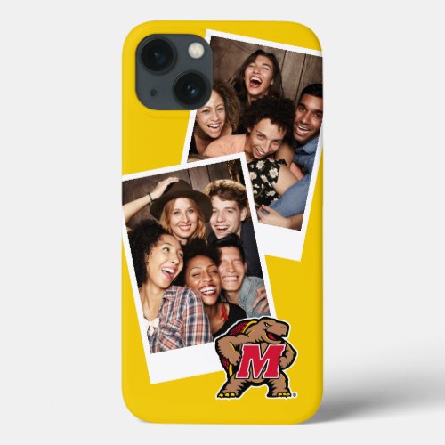 Maryland Terrapin M Mascot  Add Your Photo iPhone 13 Case