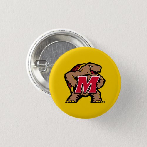 Maryland Terrapin M Mascot Button