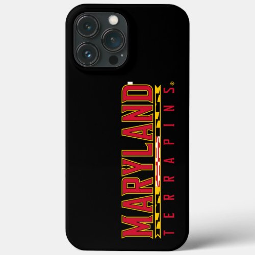 Maryland Terrapins Flag Logo 4 iPhone 13 Pro Max Case