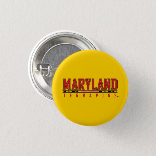 Maryland Terrapins Flag Logo Button