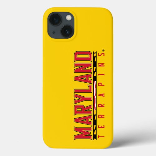 Maryland Terrapins Flag Logo iPhone 13 Case