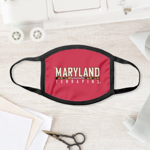 Maryland Terrapins Flag Logo Face Mask