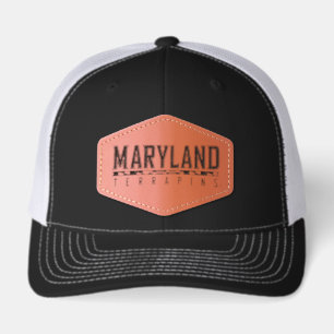Maryland Terrapins Leather Patch Hat