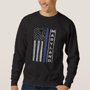 Maryland Thin Blue Line Police Week TShirt USA Fla