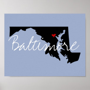 Maryland Town Poster