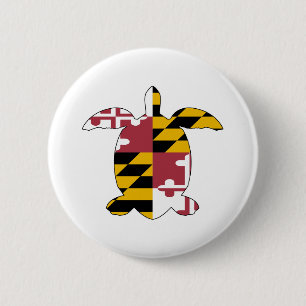 Maryland Turtle Button