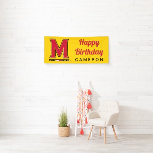 Maryland University  Birthday Banner