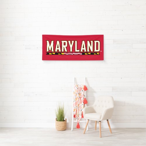 Maryland University Flag Logo 3 Banner