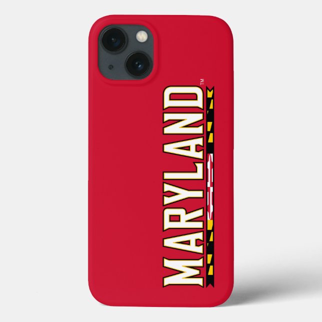 Maryland University Flag Logo 3 Case-Mate iPhone C Case (Back)