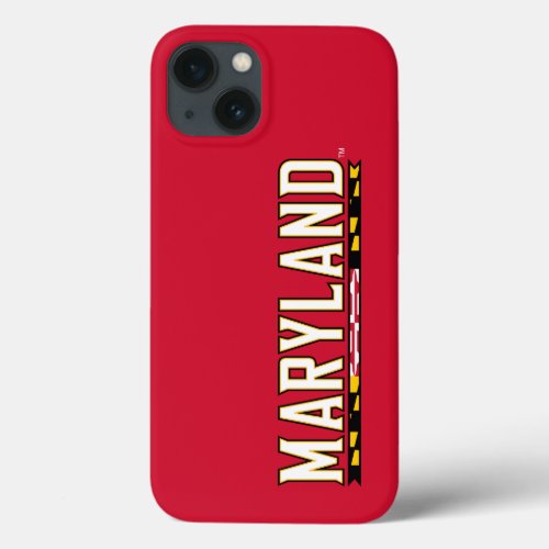 Maryland University Flag Logo 3 Case_Mate iPhone C iPhone 13 Case