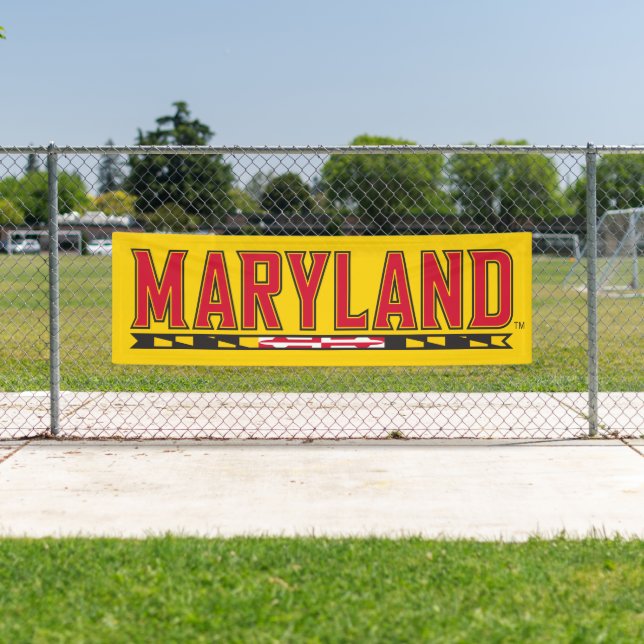 Maryland University Flag Logo Banner (Insitu)