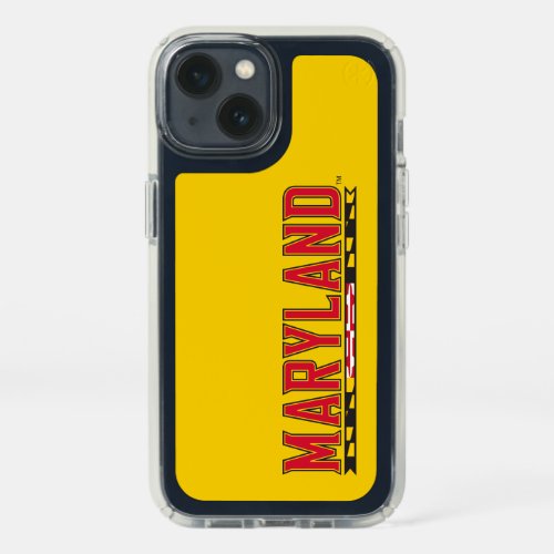 Maryland University Flag Logo Speck iPhone 13 Case