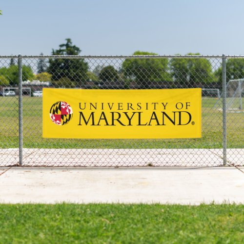 Maryland University Flag Sphere Logo Banner