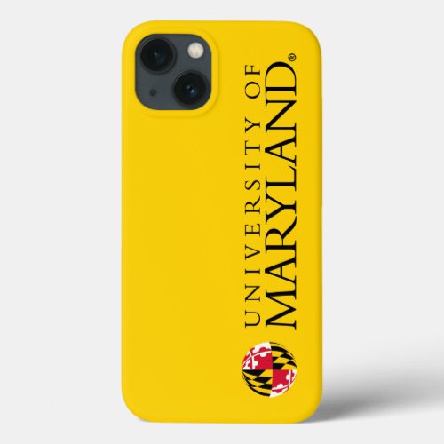 Maryland University Flag Sphere Logo iPhone 13 Case