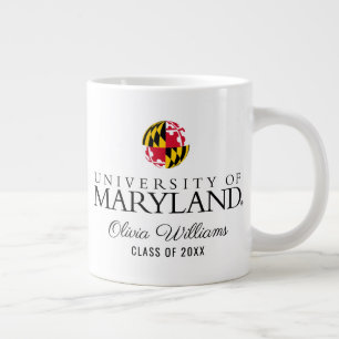 Maryland University Flag Sphere Logo Giant Coffee Mug