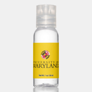Maryland University Flag Sphere Logo Hand Sanitizer