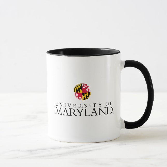 Maryland University Flag Sphere Logo Mug (Right)