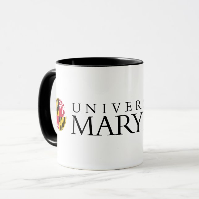 Maryland University Flag Sphere Logo Mug (Front Left)