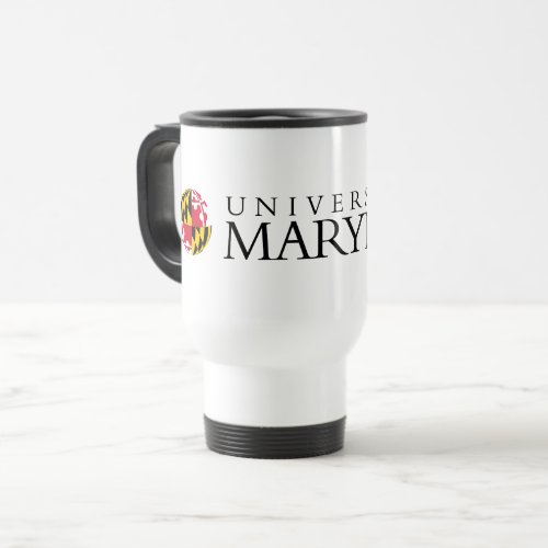 Maryland University Flag Sphere Logo Travel Mug