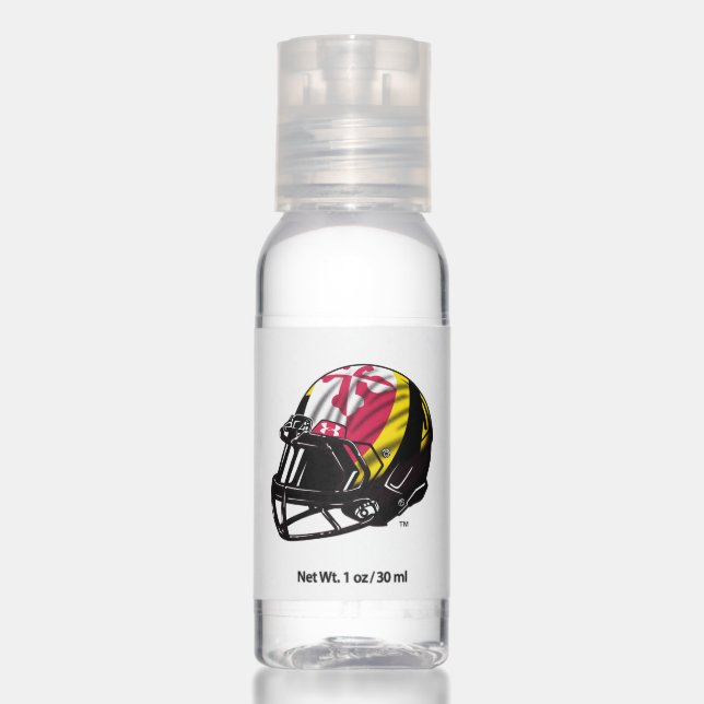 Maryland University Football Helmet Logo Hand Sanitizer (Front)
