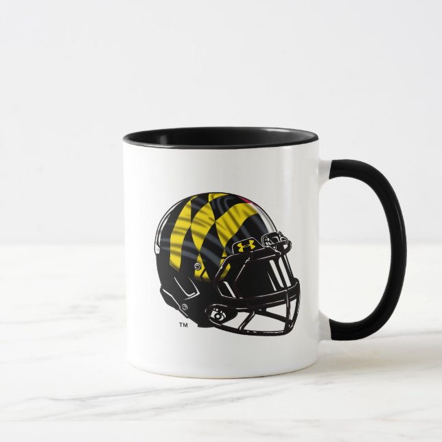 Maryland University Football Helmet Logo Mug (Right)